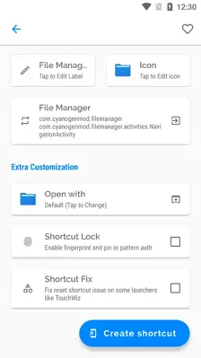 Shortcut Maker android App screenshot 2